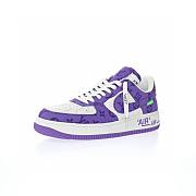 Louis Vuitton Nike Air Force 1 Low By Virgil Abloh Purple AEU3BM16M694 - 4