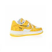 Louis Vuitton Nike Air Force 1 Low By Virgil Abloh Yellow AEU3BM16M695 - 4