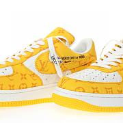 Louis Vuitton Nike Air Force 1 Low By Virgil Abloh Yellow AEU3BM16M695 - 2