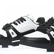 	 Louis Vuitton Trainer Black White Signature - 5