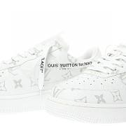 Louis Vuitton Nike Air Force 1 Low By Virgil Abloh Logo White AEU3BM16M698 - 4