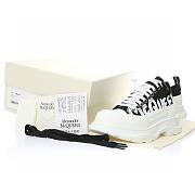 	 Alexander McQueen Tread Slick Low Lace Up Graffiti White Black White - 676711W4RQ21041 - 2