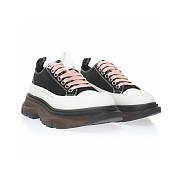 	 Alexander McQueen Tread Slick Low Lace Up White Black Pink - 4