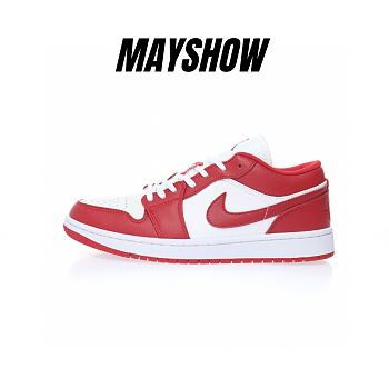 Air Jordan 1 Low Gym Red White - 553558-611 