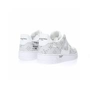 Louis Vuitton Nike Air Force 1 Low By Virgil Abloh Grey White LD4631-201 - 4