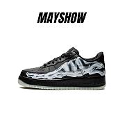 Nike Air Force 1 Low Black Skeleton Halloween (2019) - BQ7541-001 - 1