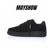 Louis Vuitton Nike Air Force 1 Low By Virgil Abloh Black AEU3BM16M699 - 1