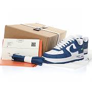 Louis Vuitton Nike Air Force 1 Low By Virgil Abloh Navy Blue AEU3BM16M693-MS0232 - 5