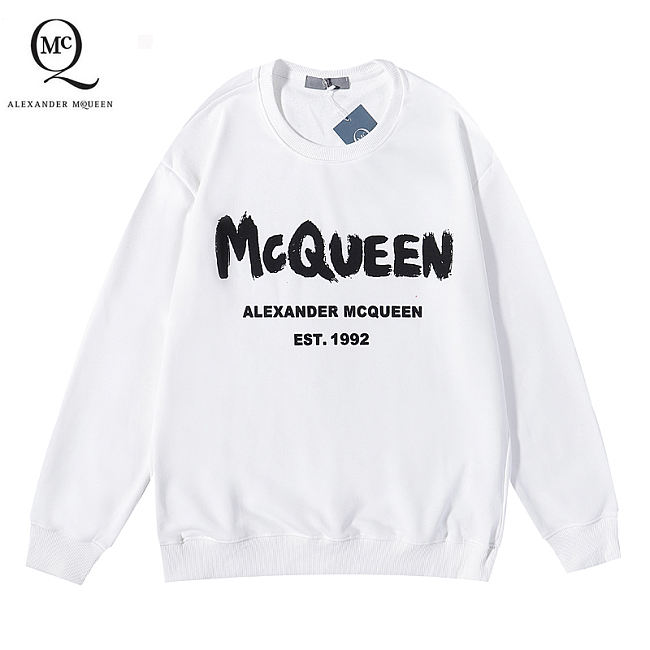 Alexander Mcqueen Sweater White SF051 SF0070 - 1