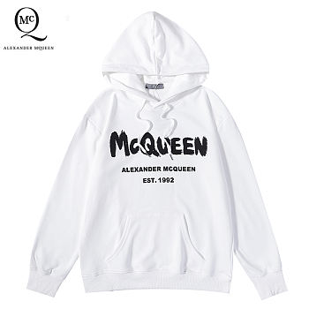 Alexander Mcqueen Hoodie White SF052 SF0085