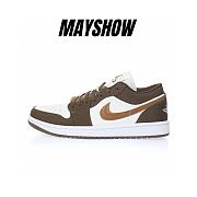 Air Jordan 1 Low Brown Canvas - DV0426-301 - 1