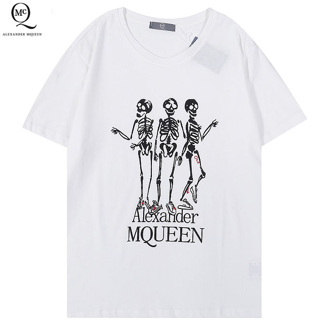 	 Alexander Mcqueen T-shirt White SF057 SF0056 - 1