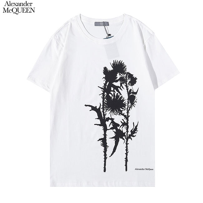 	 Alexander Mcqueen T-shirt White SF039 SF0048 - 1