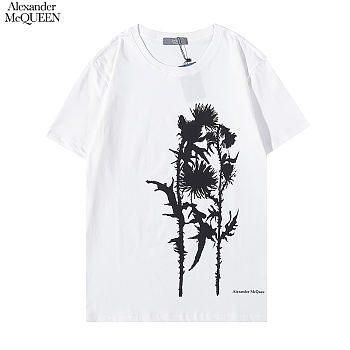 	 Alexander Mcqueen T-shirt White SF039 SF0048