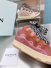 Lanvin Leather Curb Diamond Pink - 3