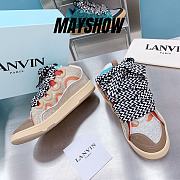 	 Lanvin Leather Curb Diamond Beige - FM-SKRK11-STRA-H2105 - 1