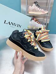 	 Lanvin Leather Curb Blue Black  - 2