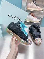 Lanvin Leather Curb Gallery Dept. Black Multi - FM-SKRK11-DRGD-P2210S1 - 3