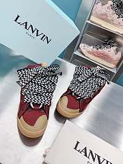 	 Lanvin Leather Curb Burgundy - 3