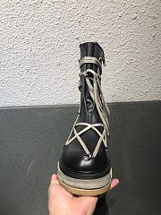 Rick Owens Glitter Lego Pentagram Leather Creeper Boots - 3