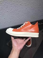 Rick Owens Strobe Low Top Orange - RU02B2891LCG - 5