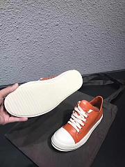 Rick Owens Strobe Low Top Orange - RU02B2891LCG - 2