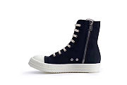 Rick Owens DRKSHDW High Top Embroidered Ramones  - 5