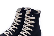 Rick Owens DRKSHDW High Top Embroidered Ramones  - 3