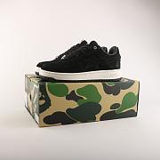 A Bathing Ape Bape Sta Black Suede - 1H70-191-004 - 3