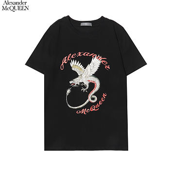 	 Alexander Mcqueen T-shirt Black SF029 SF0051