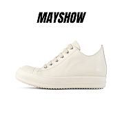 Rick Owens Strobe Low Top Milk - 1