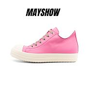 Rick Owens Strobe Low Top Pink - 1