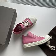 Rick Owens Strobe Low Top Pink - 3