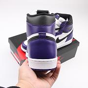 Air Jordan 1 Retro High Court Purple White - 555088-500 / 575441-500 - 4