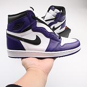 Air Jordan 1 Retro High Court Purple White - 555088-500 / 575441-500 - 3