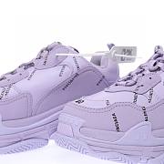 Balenciaga All Over Logo Triple S Lilac - 524039W2FA15510 - 4