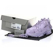 Balenciaga All Over Logo Triple S Lilac - 524039W2FA15510 - 5