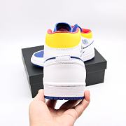 Air Jordan 1 Mid Royal Blue Laser Orange - 554724-131 - 5