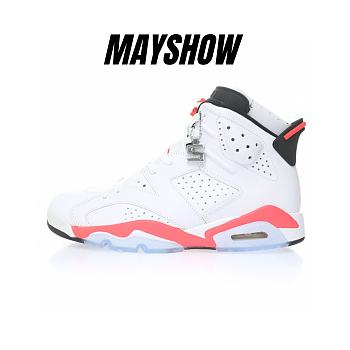 Air Jordan 6 Retro Infrared White (2014) - 384664-123