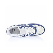 Louis Vuitton Nike Air Force 1 Low By Virgil Abloh Blue White 1A9VA0 - 4