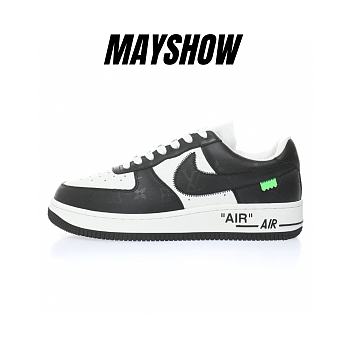 	 Louis Vuitton Nike Air Force 1 Low By Virgil Abloh Black AEU3BM16M693-LD0212