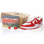 	 Louis Vuitton Nike Air Force 1 Low By Virgil Abloh Red AEU3BM16M693-3308-2 - 4