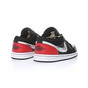 Air Jordan 1 Low Brushstroke Swoosh Black - DA4659-001 - 5