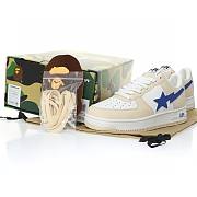 	 A Bathing Ape Bape Sta White Blue  - 5