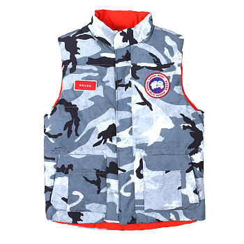 Canada Goose Vest co-branded NBA by Rhude BKKK011