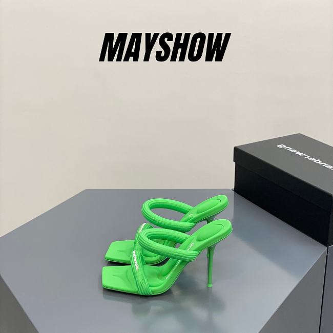 Alexander Wang julie 105 sandal in green - 1