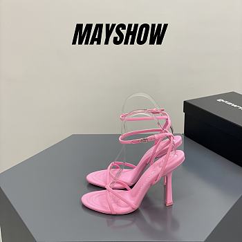 Alexander Wang dahlia 105 sandal in pink nylon