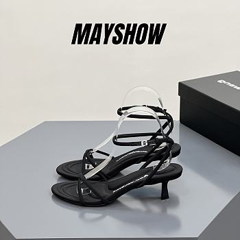 	 Alexander Wang dahlia 50 sandal in black nylon