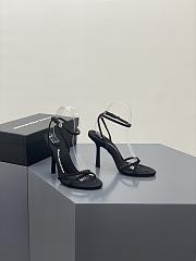 	 Alexander Wang dahlia 105 sandal in black nylon - 4