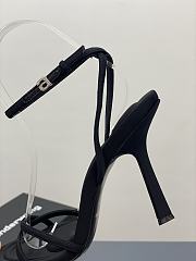 	 Alexander Wang dahlia 105 sandal in black nylon - 5